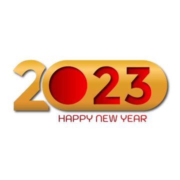 New Year Vector Hd Png Images Red Happy New Year Red