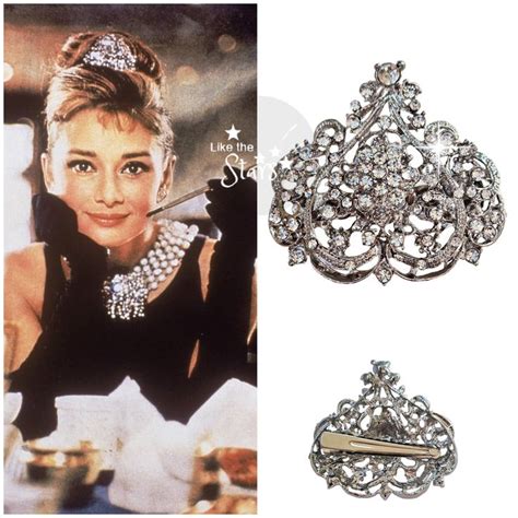 AUDREY HEPBURN Tiara Breakfast At Tiffany's | Headpiece hairstyles ...