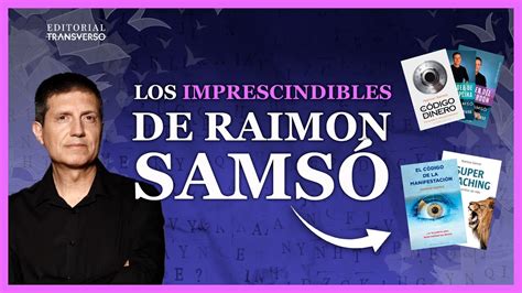 5 Libros Imprescindibles De Raimon SamsÓ 📚 Youtube