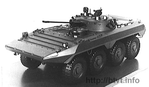 Проект колесного БТРП на основе узлов БМП-2. Чехословакия ...