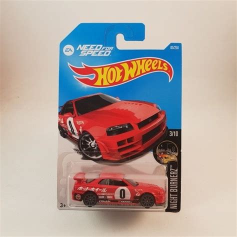 Hot Wheels Nissan Skyline Gt R R34 Tekli Araba DHP63 D6B6