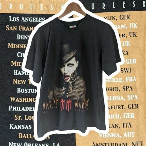 Band Tees × Marilyn Manson × Vintage 2003 Marilyn Man… Gem