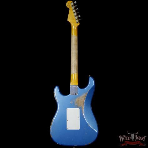 Fender Custom Shop 1962 Stratocaster Hss Floyd Rose Heavy Relic Lake Placid Blue Wild West Guitars