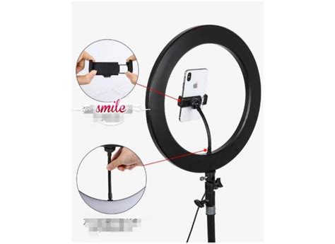 Iluminador Ring Light Polegadas W Cm Trip Leds O