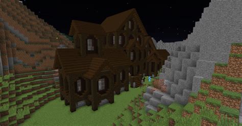 Dark oak wood mansion Minecraft Map