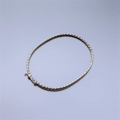 Bracelete Fio Torcido 2 Mm Joias De Prata A Partir De R 152 29