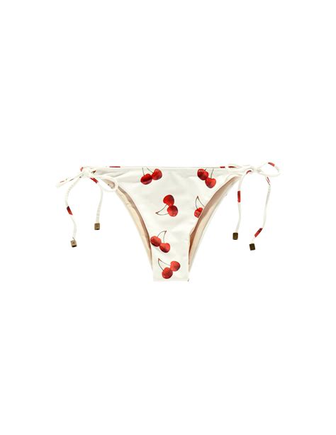 Shop Oas Cherry Bikini Bottom On Rinascente