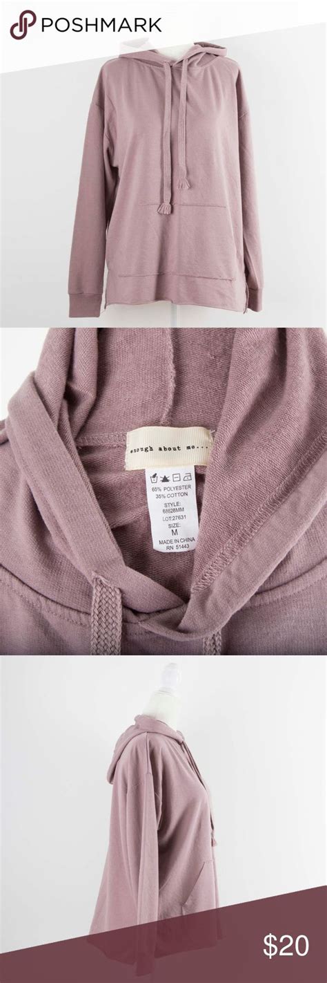 Nwot Lavender Raw Hem Hoodie Hoodies Womens Hoodies Sweatshirt Tops