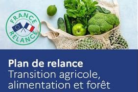 Volet transition agricole alimentation et forêt du Plan de relance