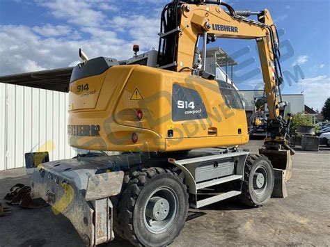 Wheeled Excavator Liebherr A Compact Litronic Used Wheeled