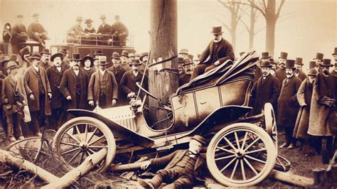 El primer accidente automovilístico registrado Un vistazo a 1891 en Ohio