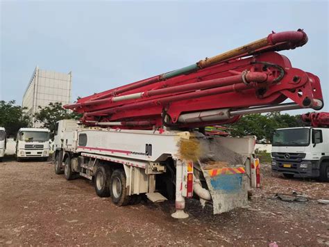 2012 Putzmeister Concrete Boom Pump 56m Truck Mounted Pump Mercedes