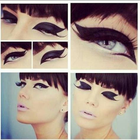 Rockabilly Cat Eye Makeup