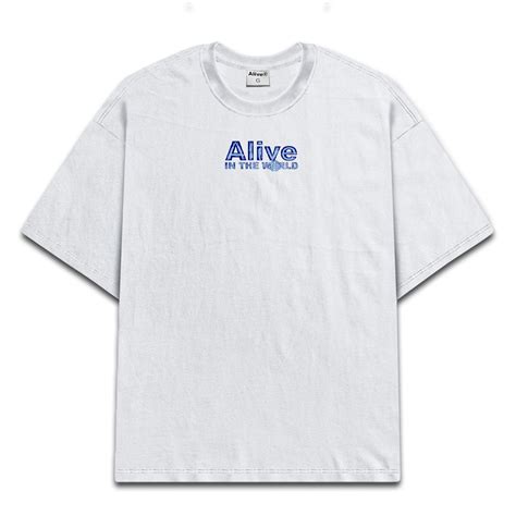 Camiseta Alive In The Word Branco Alive® Usealive Streetwear