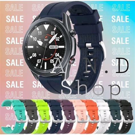 Jual SAMSUNG GALAXY WATCH 3 45MM STRAP RUBBER SILICONE KARET WATCH BAND