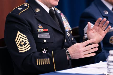 Military S Top Enlisted Position Now Has Distinctive Rank Insignia U