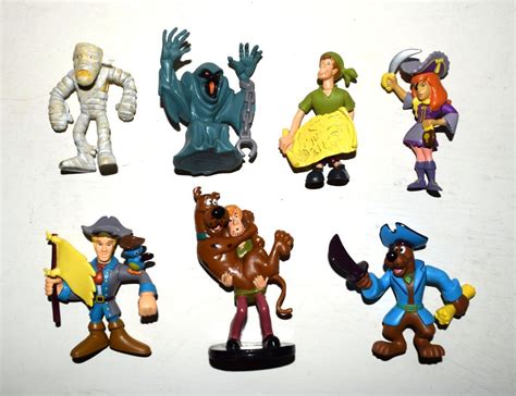 Lot Of 7 Scooby Doo Pirates Crew Mummy Phantom Loose Figure Set Ebay