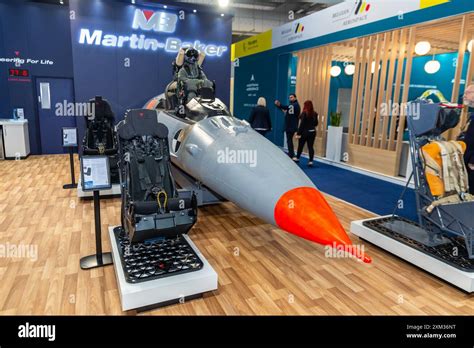 Martin Baker Ejection Seat Stand At The Farnborough International