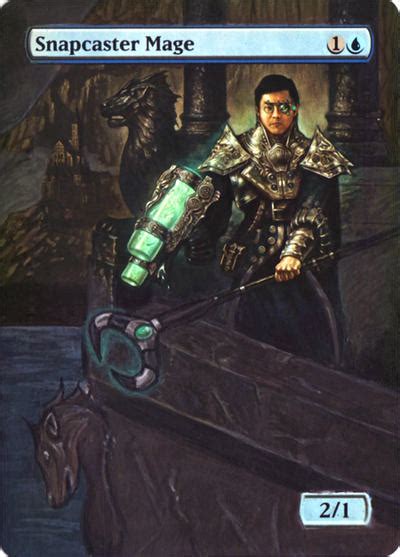 Snapcaster Mage Full Art Alter By Mimimunster On Deviantart