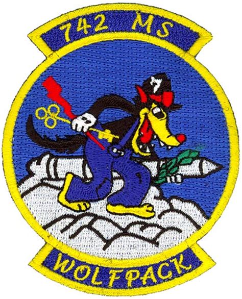 742d Missile Squadron Heritage Flightline Insignia