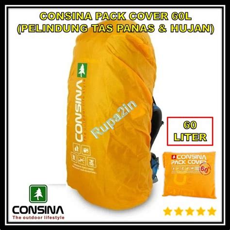 Jual Pelindung Tas Gunung Keril Consina Pack Rain Cover Bag Carrier L