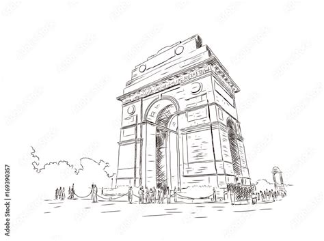 Indian Gate Drawing