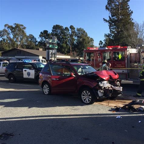 Belmont Crash Sends Two To Hospital Belmont Ca Patch