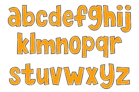 handcrafted orange letters color creative art typographic design