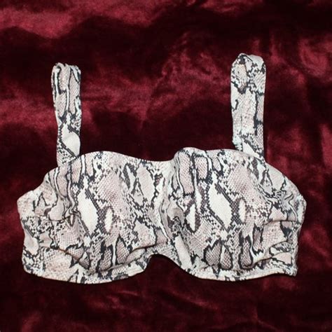 Shade Shore Swim Snake Print Bikini Top Poshmark