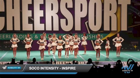 Soco Intensity Inspire [2022 L5 Senior D2 Small] 2022 Cheersport National Cheerleading