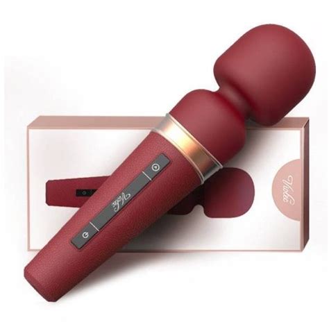 Vibrador Magic Wand Grande Super Potente Recarregável USB Chastity