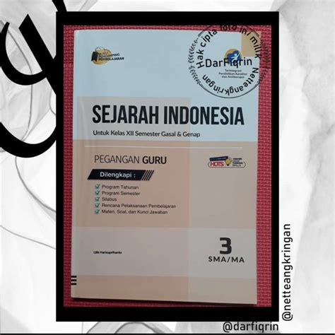 Jual Pegangan Guru Sejarah Indonesia Kelas 12 Semester 1 Dan 2 Smama