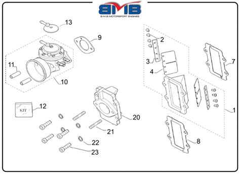 Gruppo Lamellare E Carburatore Bmb Hat Milizianokart