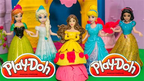 Princess Belle Play Doh Castle With Friends Video Toy Tutorial Youtube