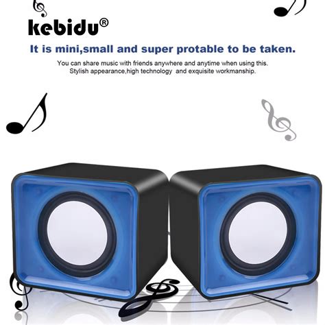 Kebidu Universal Usb Music Speaker Mm Pulg Mini