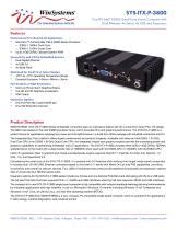 Ordinateur embarqué SYS ITX P 3800 series WinSystems Inc Intel