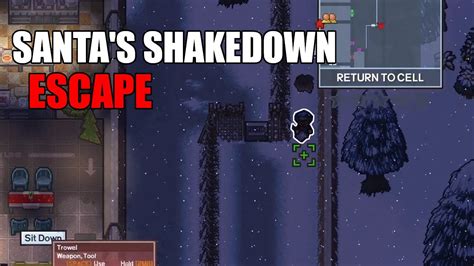 Escapists 2 Santa S Shakedown First Day Perimeter Escape YouTube