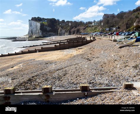 St Margarets Bay Kent England Uk Stock Photo Alamy