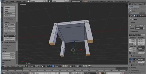 Cara Mudah Membuat Kursi Di Blender Caramudah