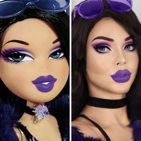 The Bratz Challenge Makeover Has Gone Viral 30 Photos Bemethis In 2020 Bratz Doll Makeup