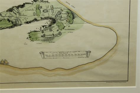 Lot Detail The Old Course At Standrews Map Surveyed And Depicted By