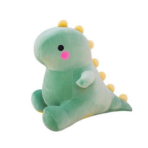 Chibi Dino T Rex Dinosaur Pillow Plush Stuffed Animal Kawaii Pink Blue ...