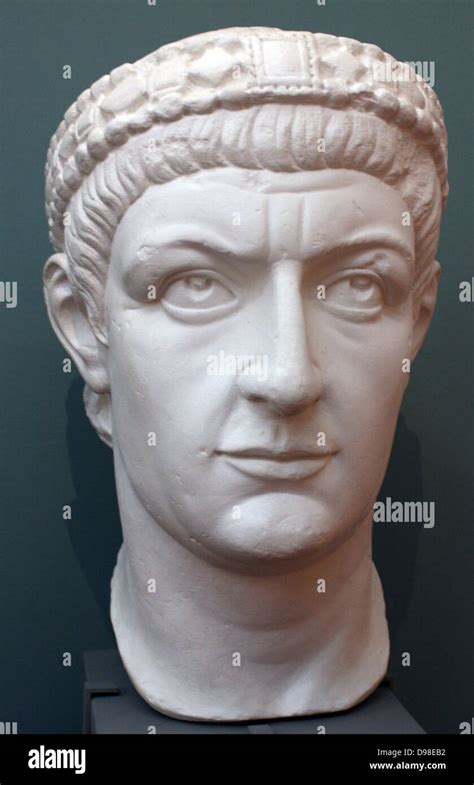 Late Roman Emperor AD350 400 Stock Photo Alamy