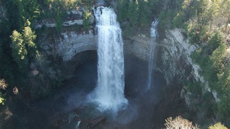 Fall Creek Falls State Park Overlook And Base Of The Falls Piney Falls Youtube