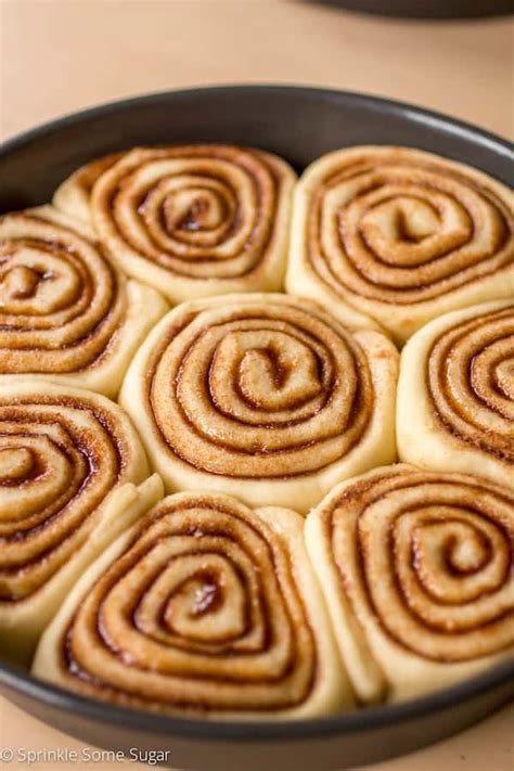 Soft And Fluffy Cinnamon Rolls Sprinkle Some Sugar