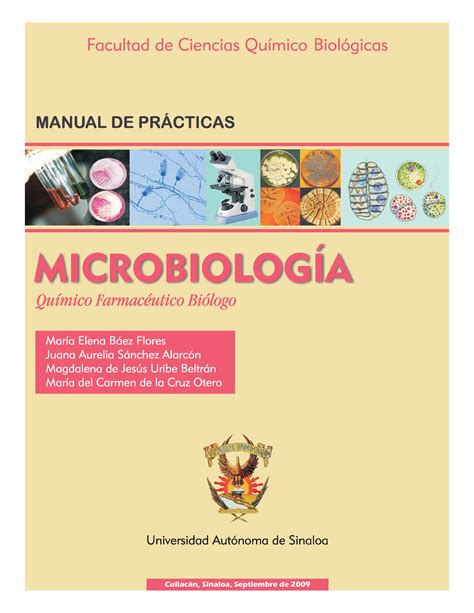 Manual Micro Biolog I A Culiac N Sinaloa Septiembre De D