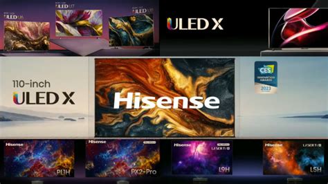 Hisense Reveals 4K ULED U6 Series TVs, Laser UST, & Premium Mini-LED ...