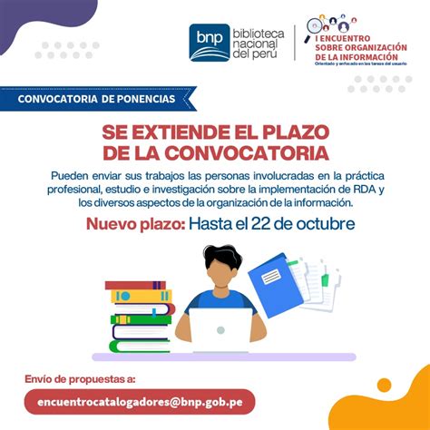 Biblioteca Nacional 🇵🇪 On Twitter 📣 La Convocatoria De Ponencias Al I Encuentro Sobre