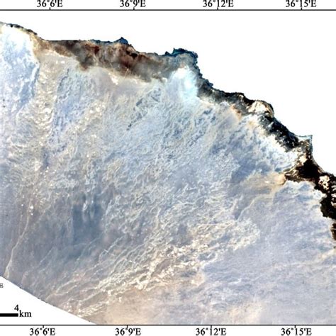 False Color Composite Fcc Image Of Landsat Oli Bands In Rgb