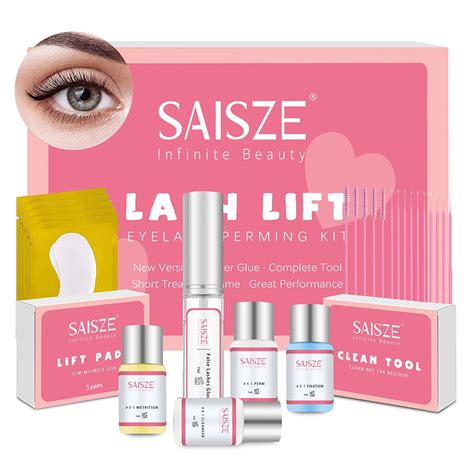 Saisze Eyelash Perm Kit Long Lasting Curl Home Professional Use